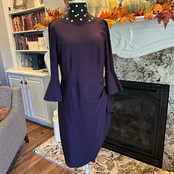 Alex Evenings Dresses & Skirts - Alex Evenings Plum colored dress - knee length